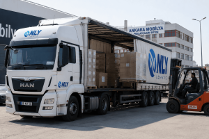 LY Logistic Ankara Sırbistan parsiyel tır yükleme